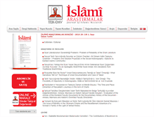 Tablet Screenshot of islamiarastirmalar.com